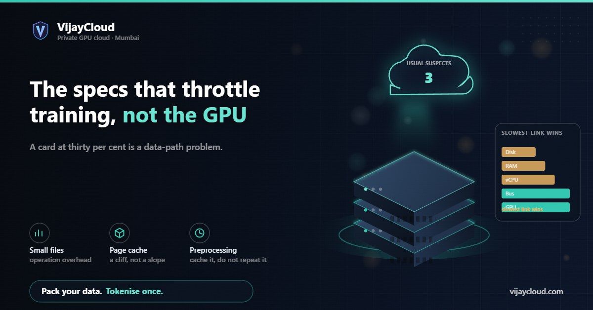 VijayCloud card: A card at thirty per cent is a data-path problem.