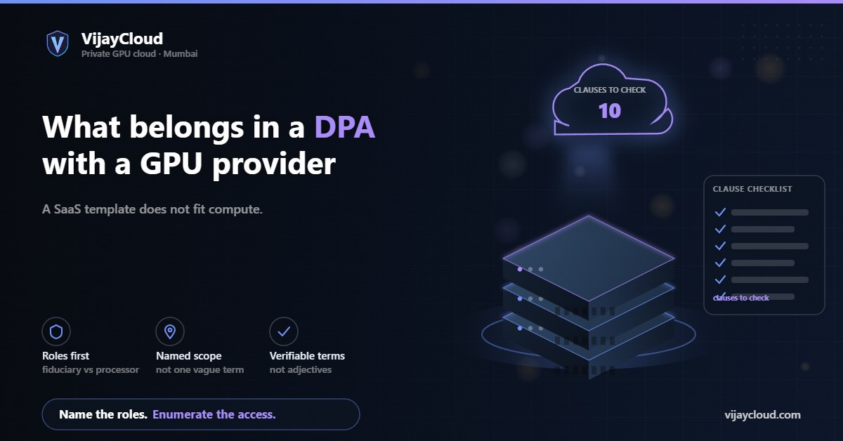 VijayCloud card: A SaaS template does not fit compute.